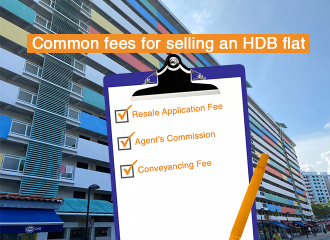 Common fees for selling an HDB flat