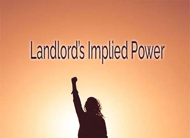 Lnadlord implied power